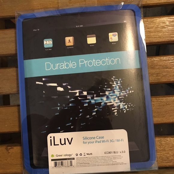 iPad silicone cases 12 left all blue - Picture 1 of 2